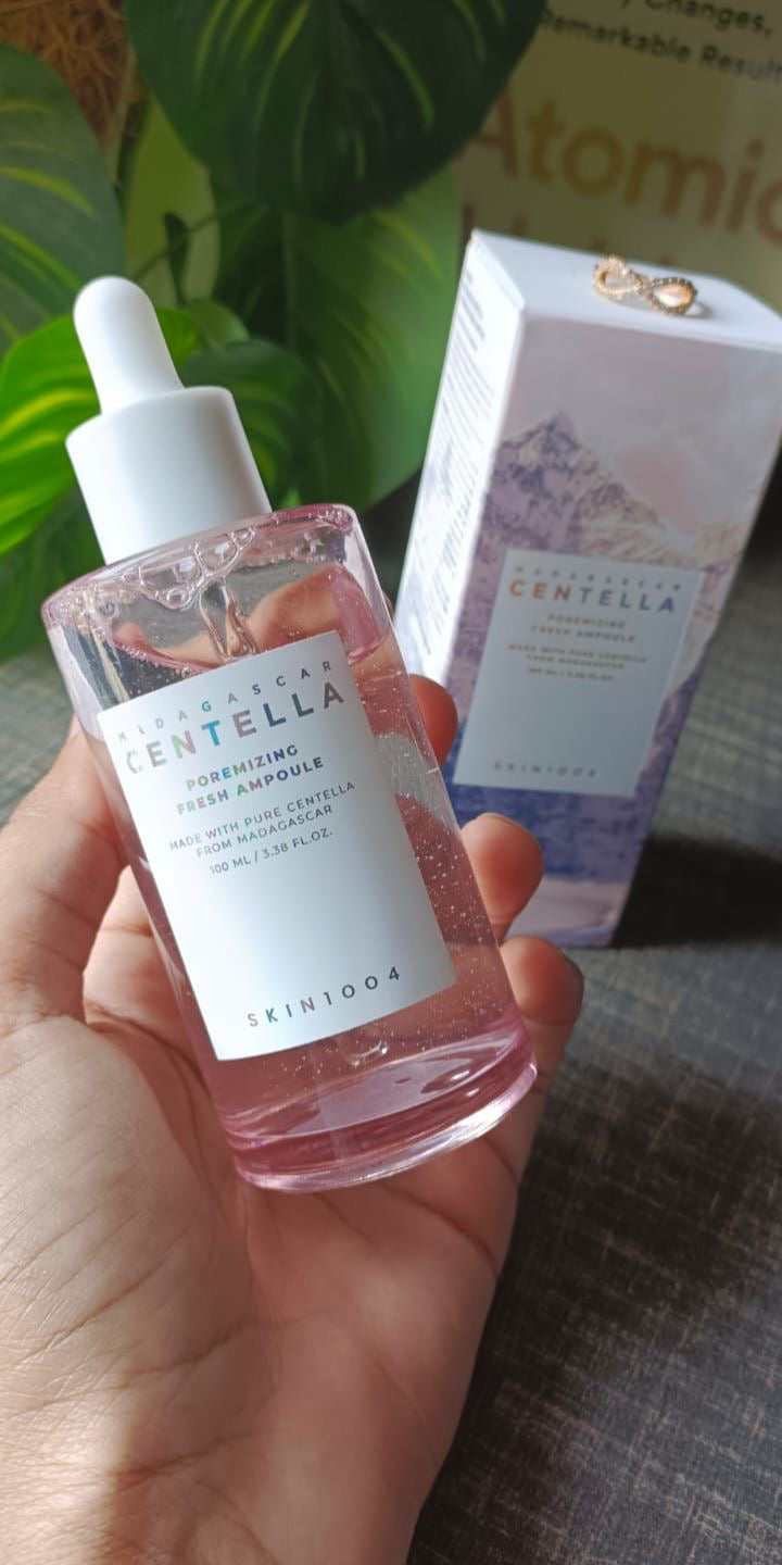 أمبولة SKIN1004 مدغشقر سنتيلا الوردي المنعشة لترطيب البشرة 50 مل