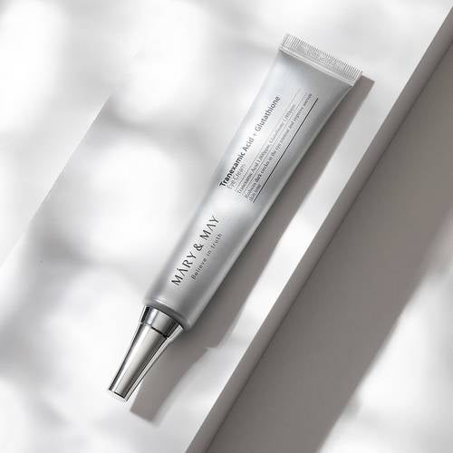 كريم العين ماري آند ماي بحمض الترانيكساميك + الجلوتاثيون Mary&May Tranexamic Acid+Glutathione Eye Cream 30g